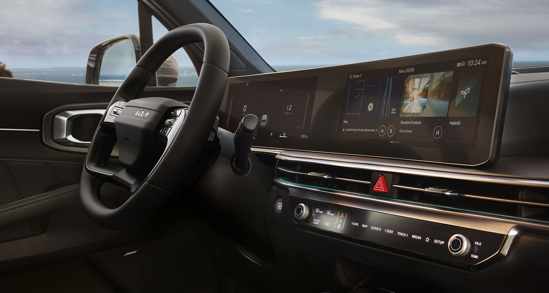 Gewölbtes 31,2 cm (12,3 Zoll) Doppel-Panoramadisplay⁹